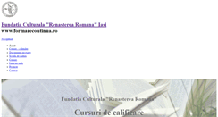Desktop Screenshot of formarecontinua.ro